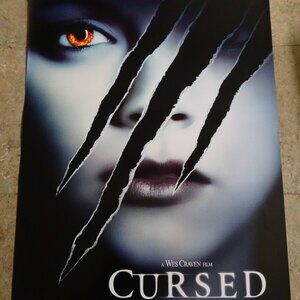 CURSED - MOVIE POSTER WITH CHRISTINA RICCI A WES CRAVEN FILM